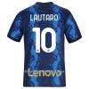 Camiseta de fútbol Inter Milan Lautaro Martinez 10 Primera Equipación 2021/22 - Hombre